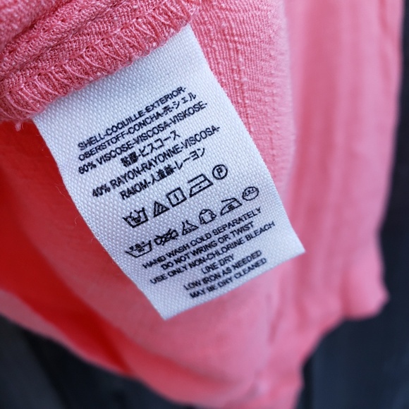 Free People Coral Ruffled Cross Front Top - Picture 7 of 7